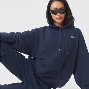 ALO Yoga Accolade Hoodie - Navy, S